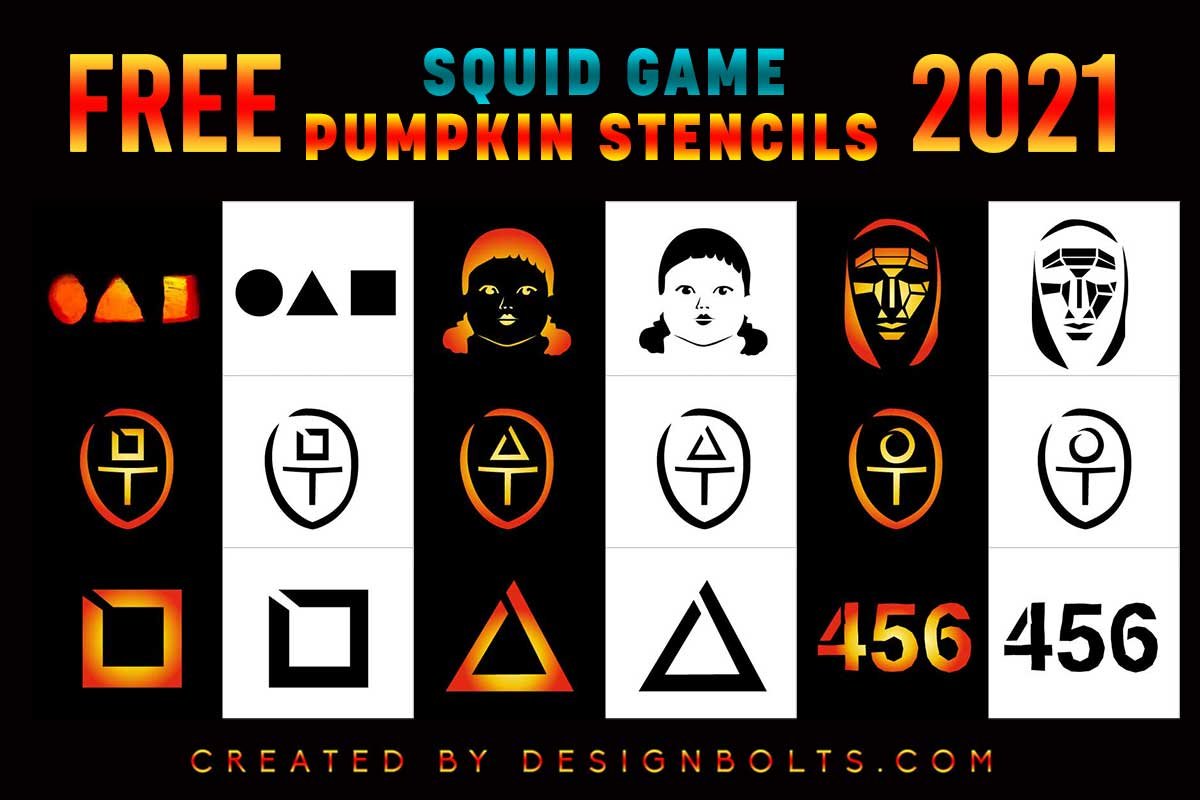 squid game pumpkin
